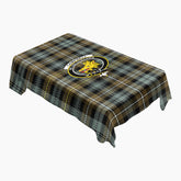 Campbell Argyll Weathered Tartan Crest Tablecloth
